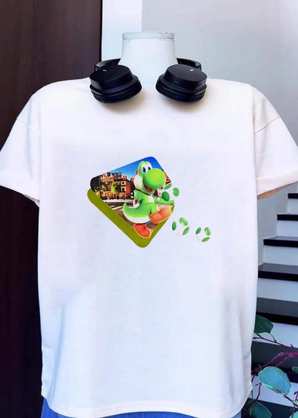 Yoshi Holding Egg Kids Apparel shirt