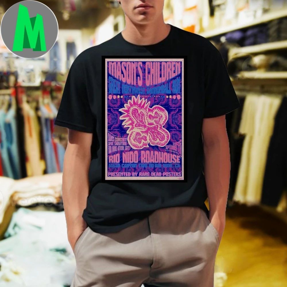 Heart of Gold Band Tour Rio Nido Roadhouse 2025 Poster Shirt