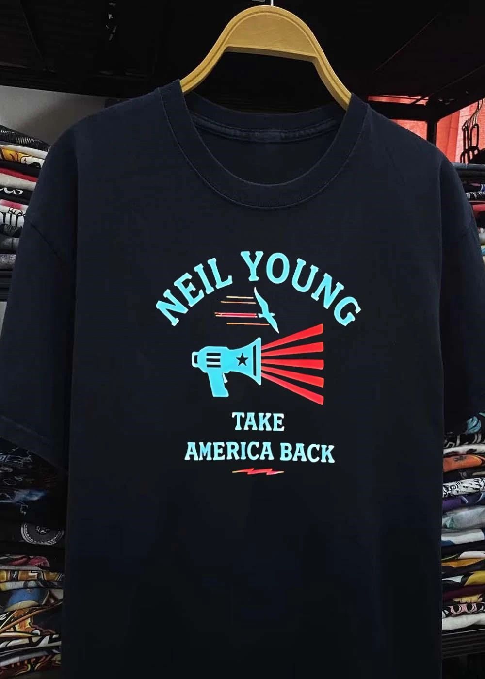 Neil Young take America back shirt