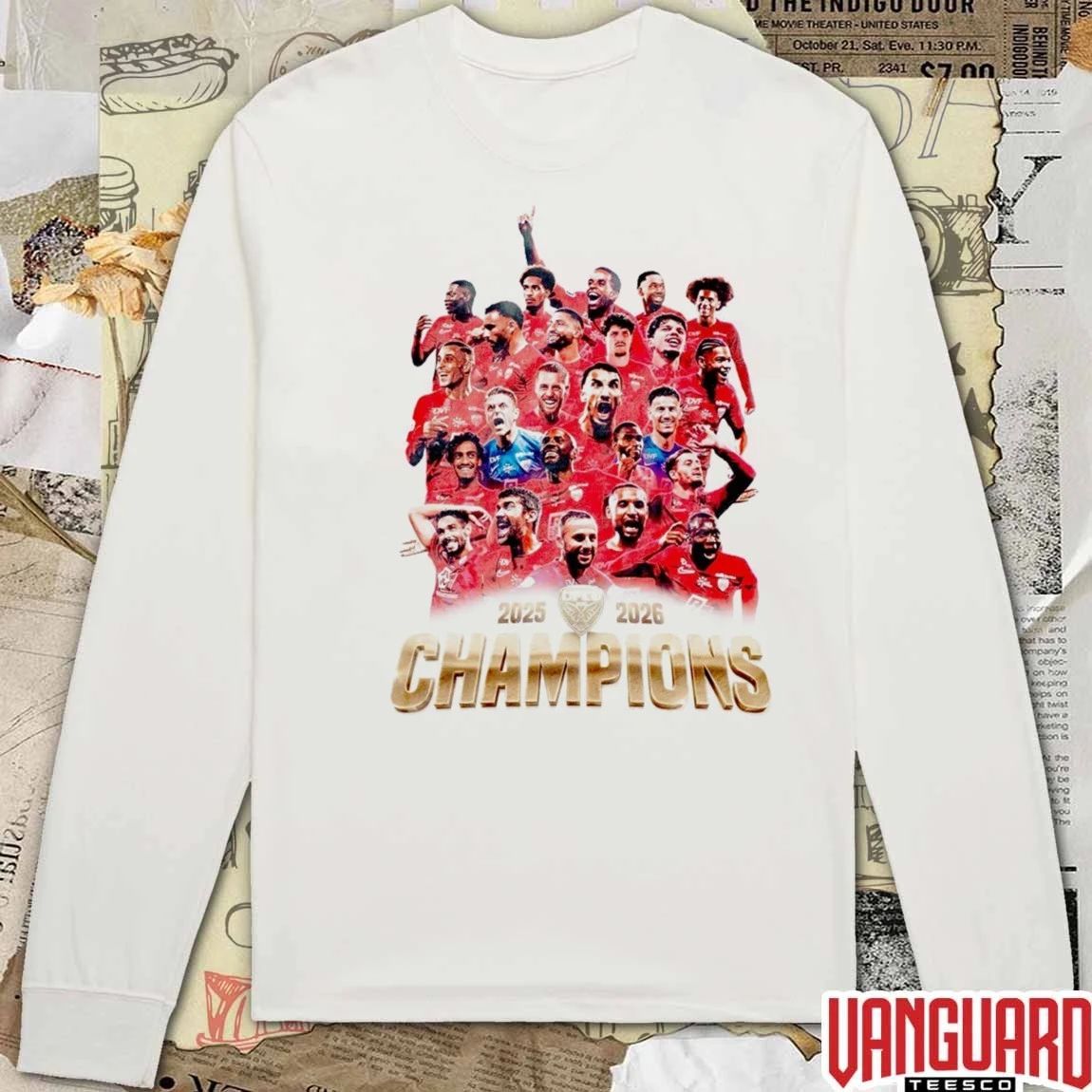 Dijon FCO Football Club Pop Up Shop Tees 2025-26 Champions Season t-shirt