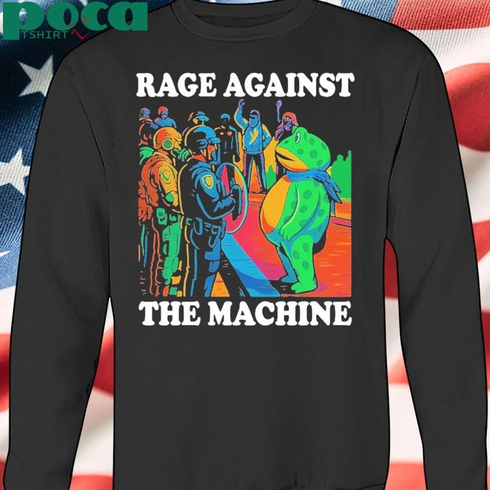 Portland Frog Rage Against The Machine Full Color T-shirt
