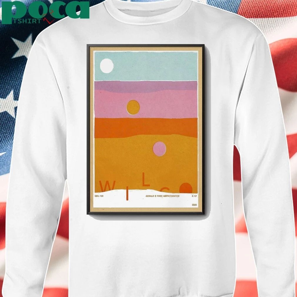 Wilco Gerald R Ford Amphitheater in Vail CO Aug 17 2025 Poster shirt