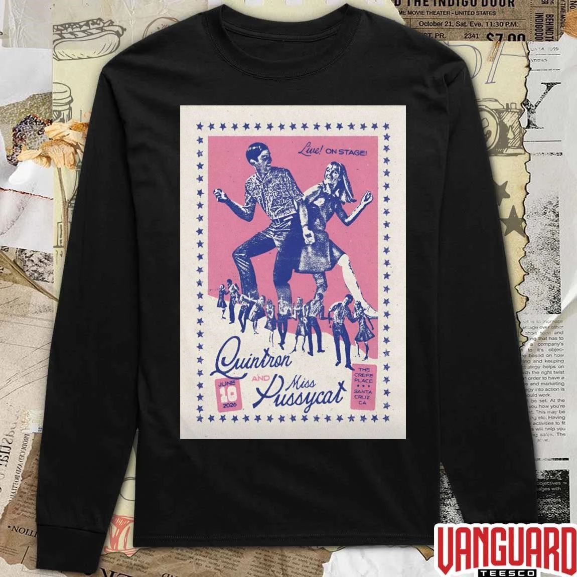 Quintron And Miss Pussycat In Santa Cruz CA On June 10 2026 Tour Poster t-shirt