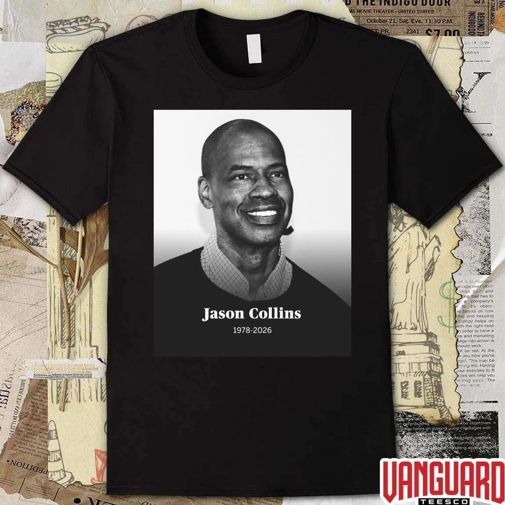 Jason Collins 1978 – 2026 ESPN Poster t-shirt