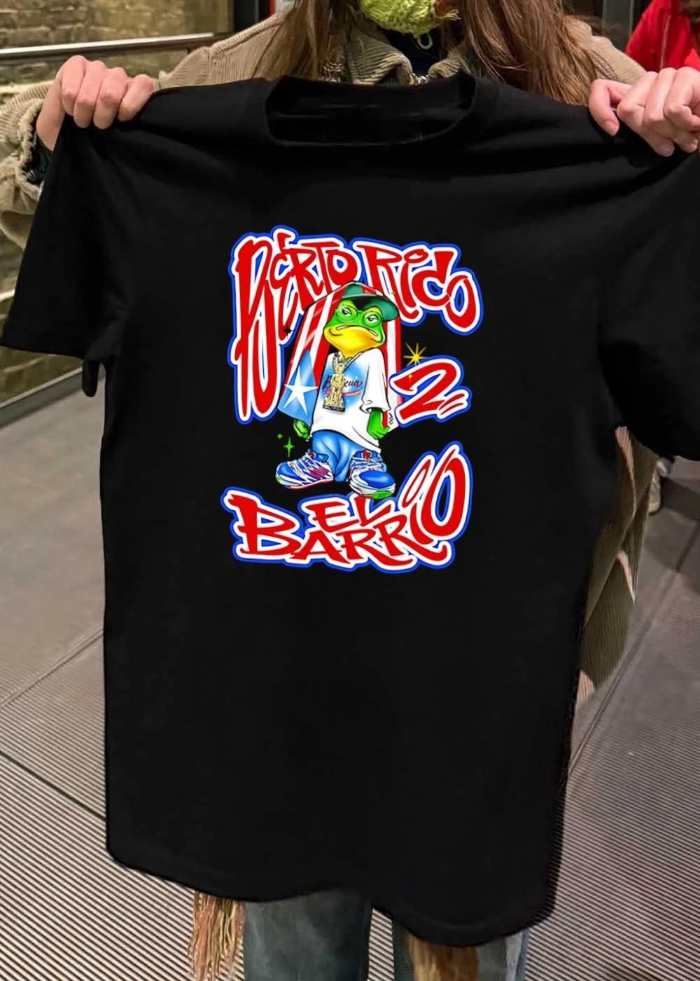 Puerto Rico El Barrio Frog Wearing Glasses shirt