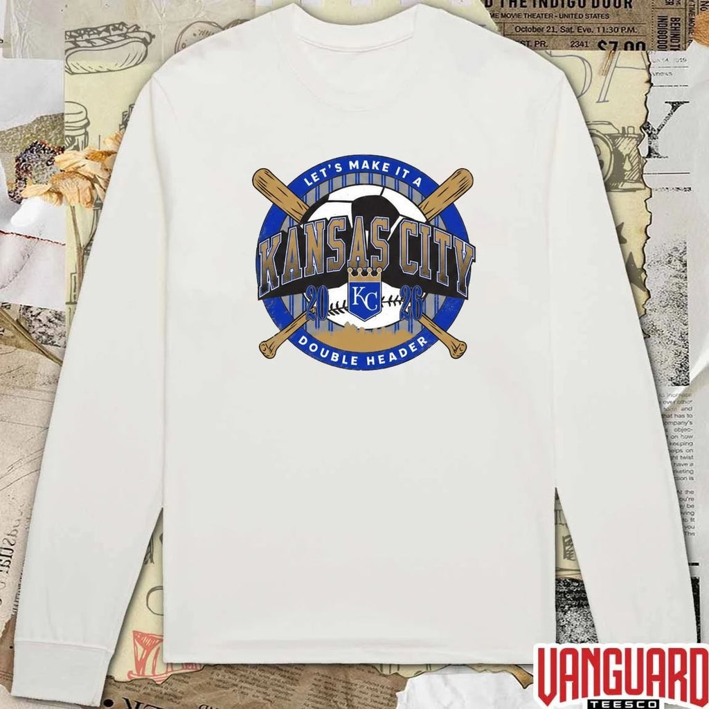 Kansas City Royals MLB Let’s Make It A Double Header t-shirt