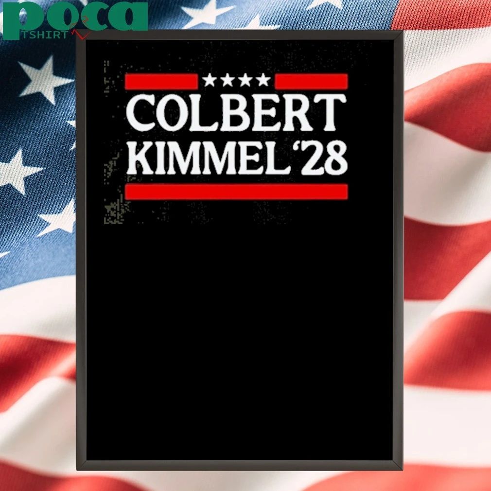 Jimmy Kimmel Colbert Kimmel 2028 Protect Late Night Tv Defend Free Speech T-shirt