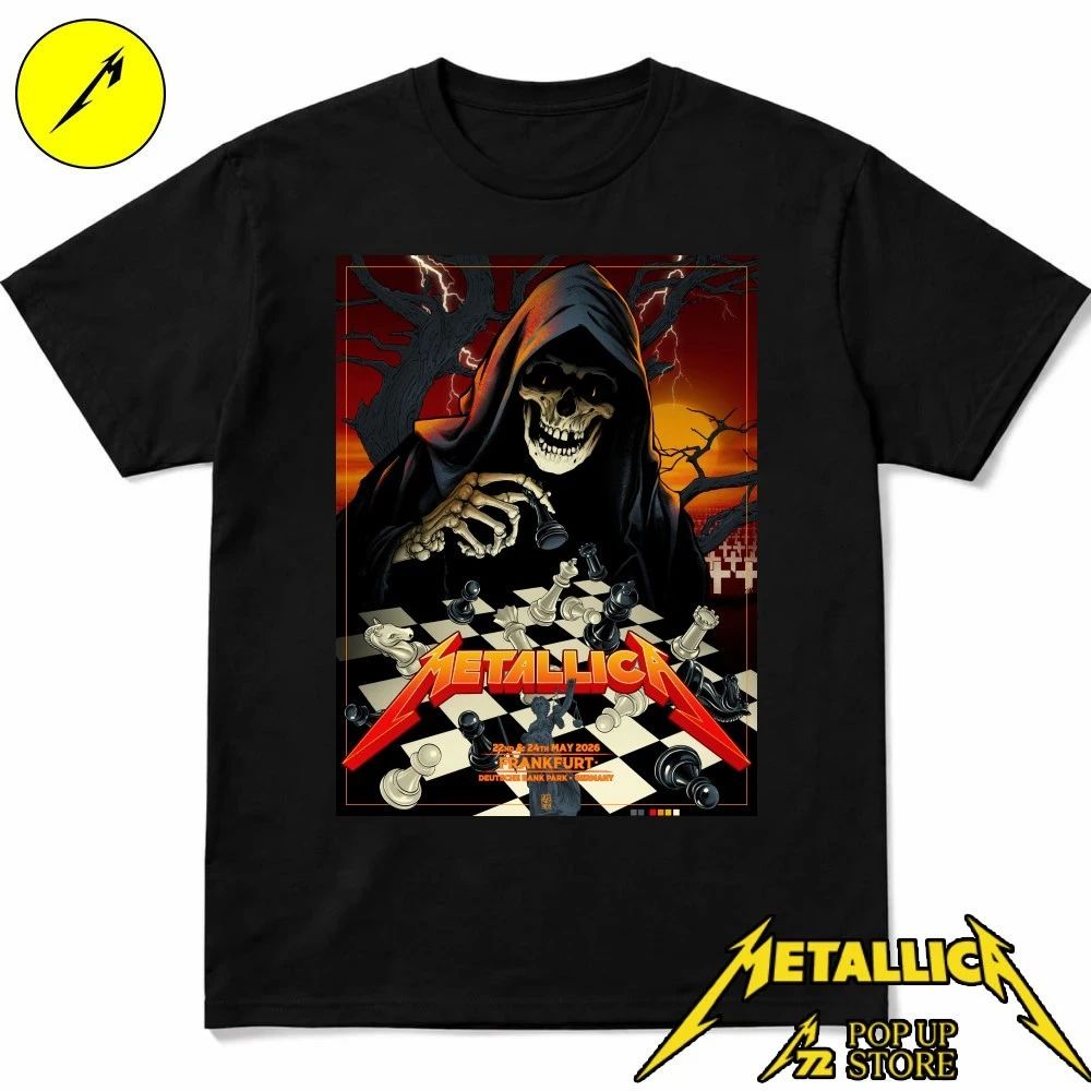 Metallica M72 Frankfurt 2026 Pop Up Shop Poster At Frankfurt Germany Deutsche Bank Park On 22 And 24 May 2026 Shirt