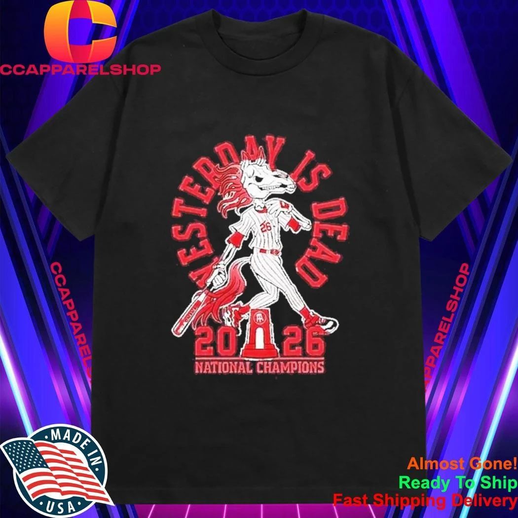Oklahoma Sooners Baseball Skeleton Horse 2026 National Champions Shirt
