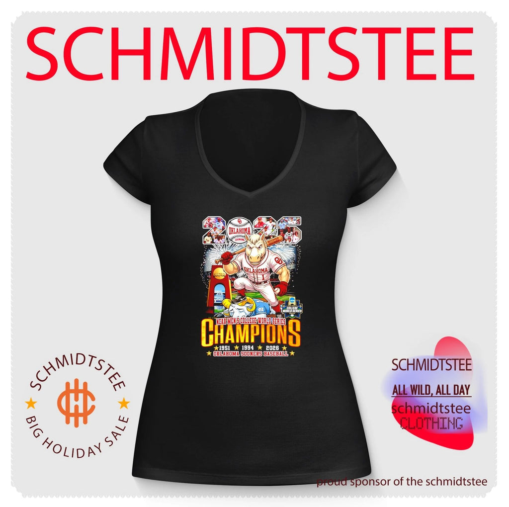 Oklahoma Sooners baseball 2026 MCWS Champions 3 Time ’51 ’94 ’26 shirt