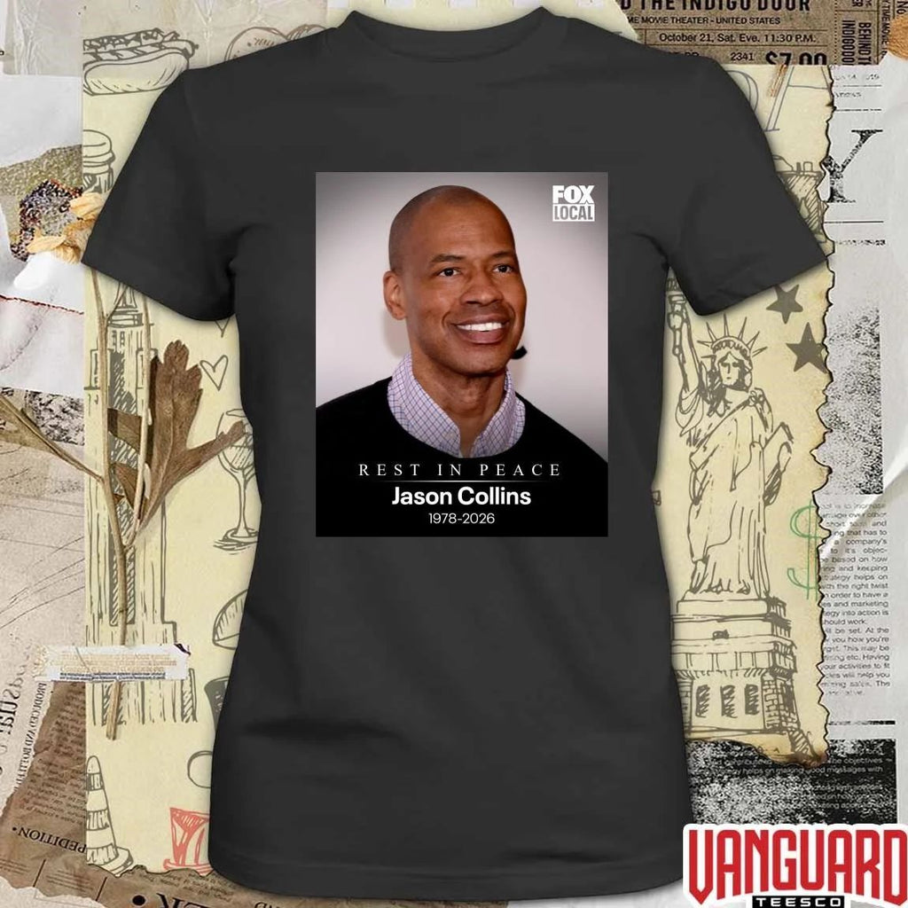 Rest In Peace Jason Collins 1978 – 2026 Fox 32 Chicago Poster t-shirt