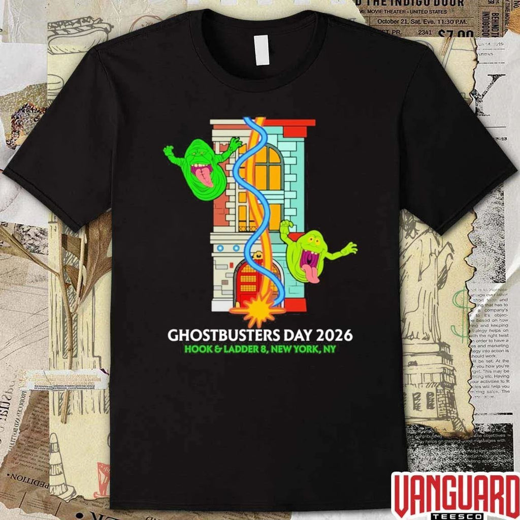 Ghostbusters Day 2026 Hook And Ladder 8 New York NY t-shirt