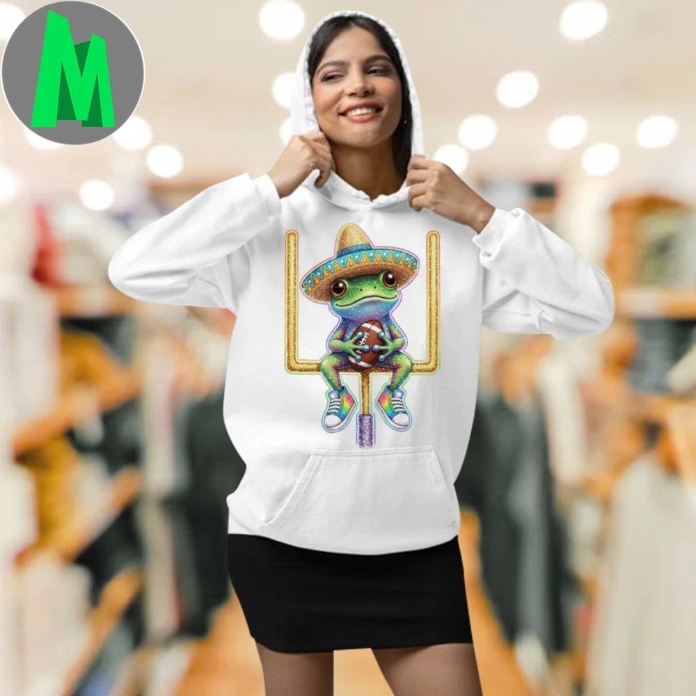 Frog sitting goalposts bad bunny frog 2026 Shirt