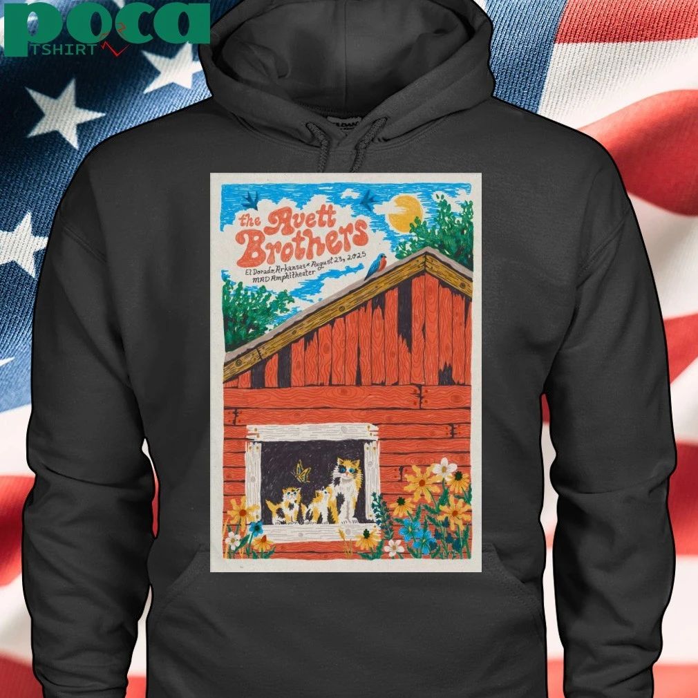The Avett Brothers August 23 2025 In El Dorado AR Poster T-shirt