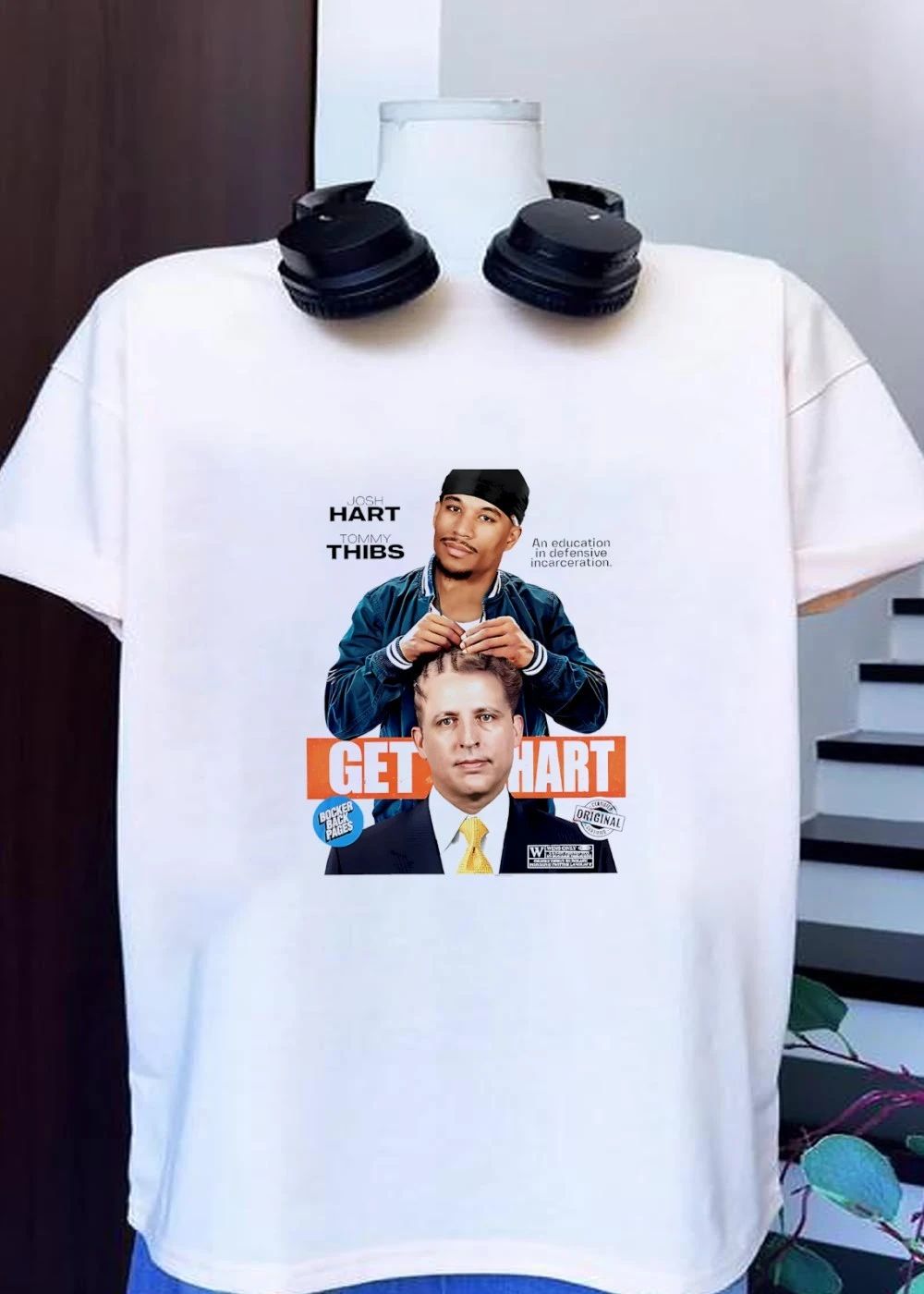 Get Hart Josh Tommy Thibs Defensive Incarceration T-Shirt