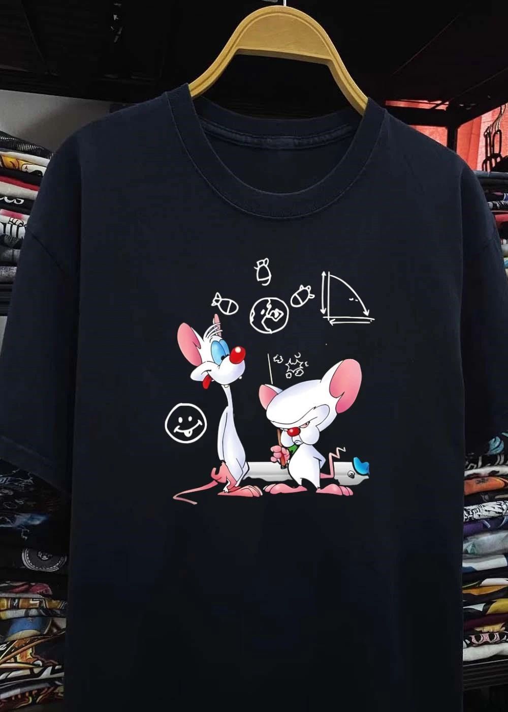 Pinky and the Brain Planning Global Destruction Graphic T-Shirt