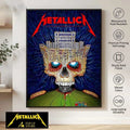 Metallica Bucharest 2026 Venue Poster Palace of the Parliament Skull For May 13 2026 At Arena Nationala M72 Bucharest Romania Poster Canvas