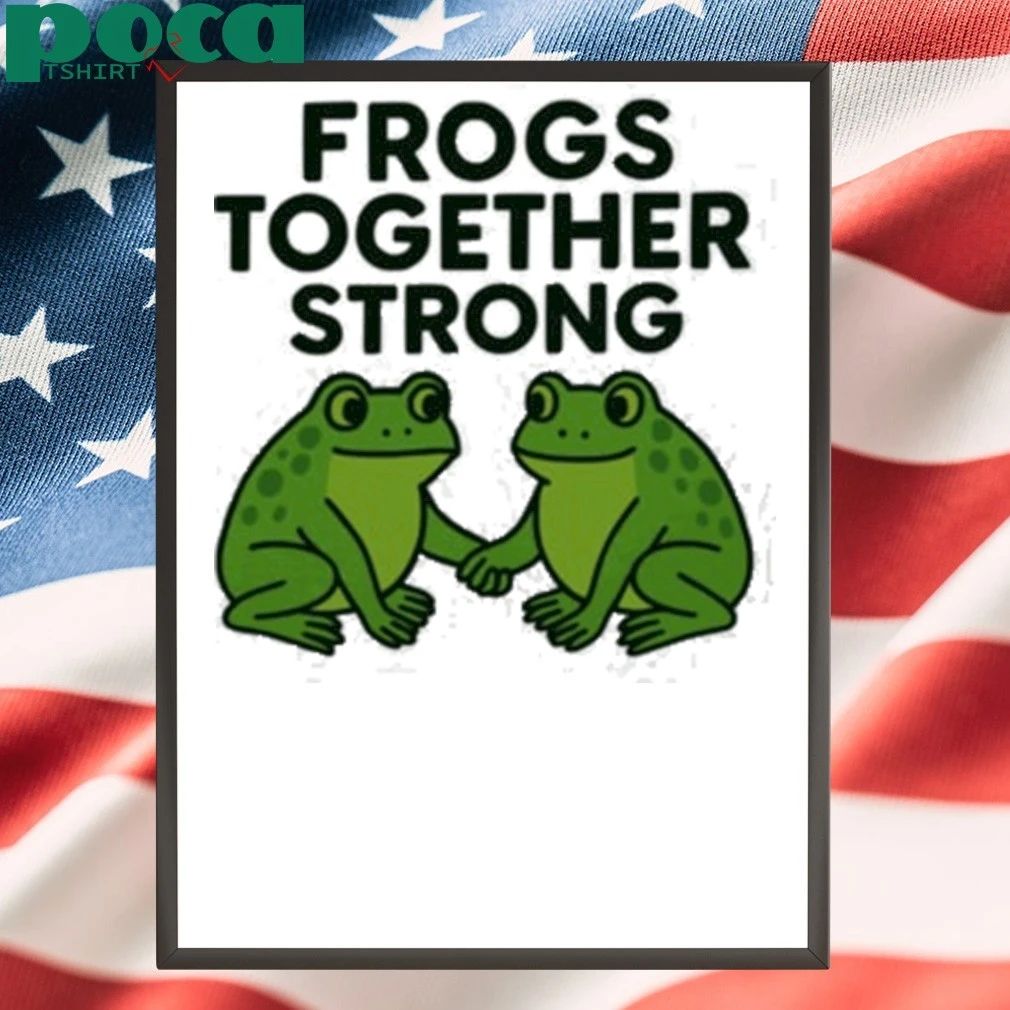 Frogs Together Strong Portland Frog T-shirt