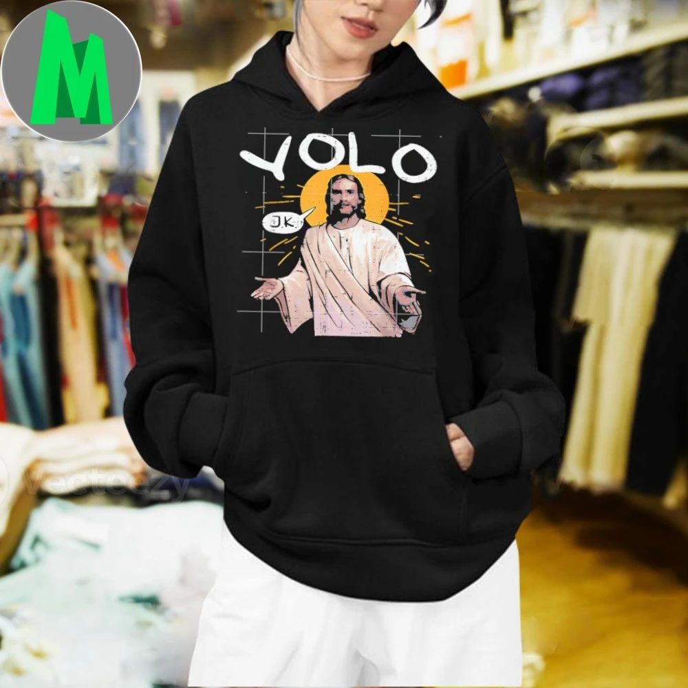 Vintage Style Yolo Jk Jesus Religious Christian Shirt