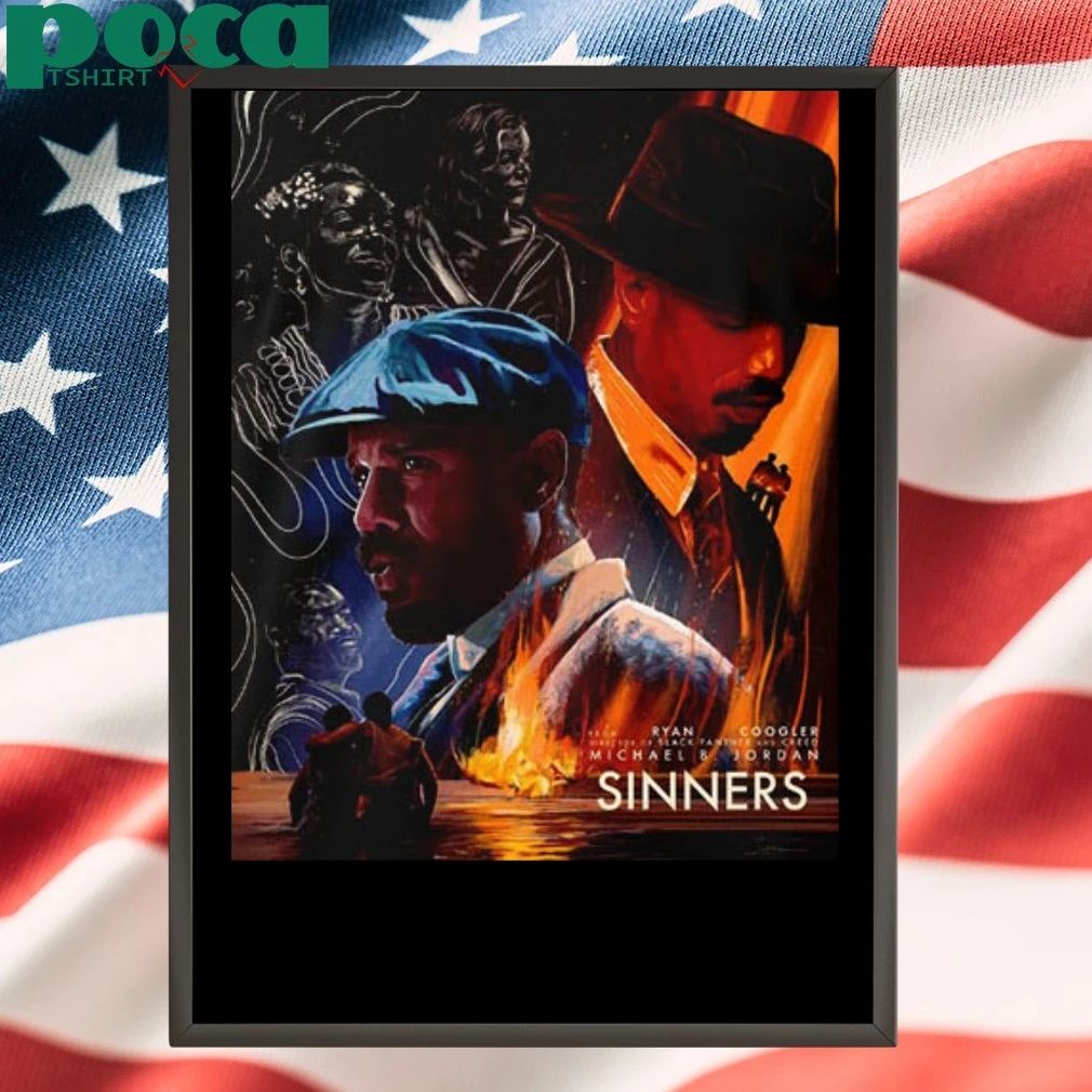 Sinners Movie 2025 Wins 4 Title Oscar Award 2026 Unisex T Shirt