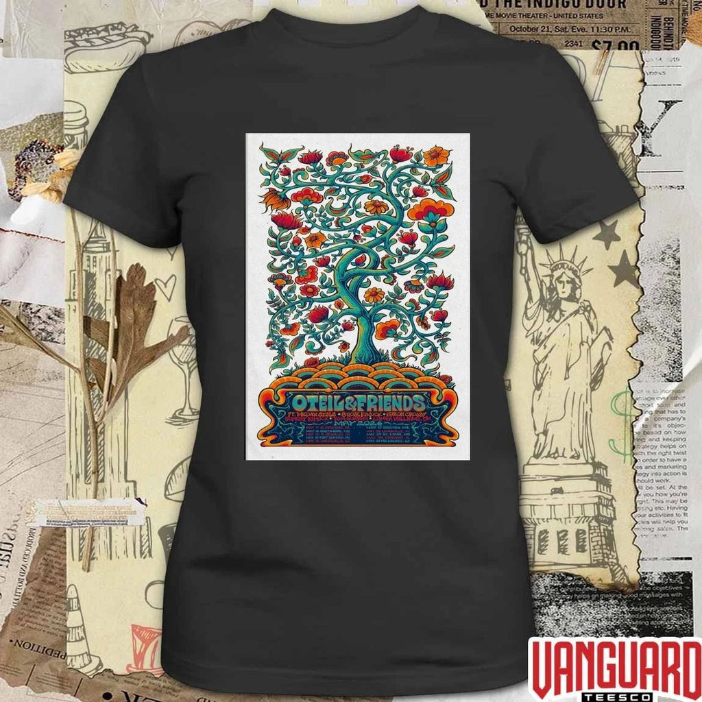 Oteil And Friends Pop-Up Shop Now May 2026 Tour Poster t-shirt