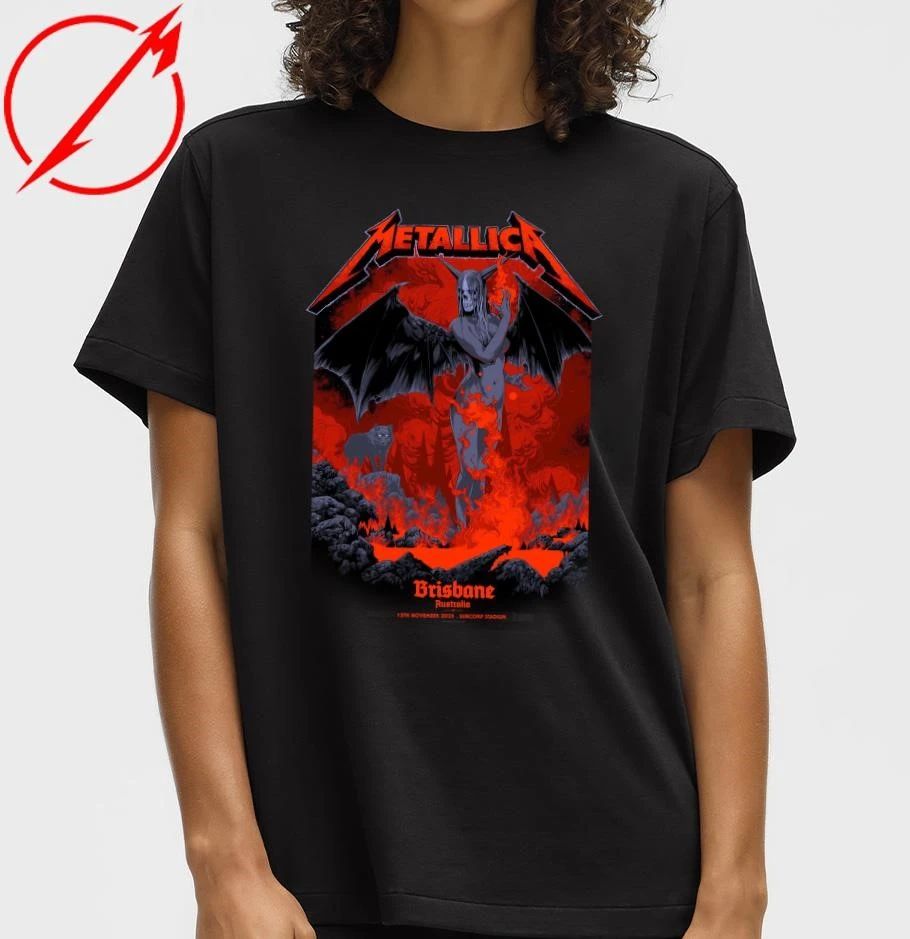 Metallica M72 Brisbane Australia Pop Up Shop Limited T-Shirt