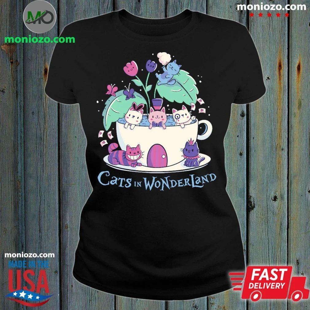 Alice Cats Tea In Wonderland Shirt