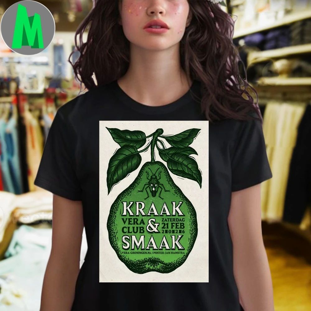 Kraak With Smaak Groningen Netherlands Feb 21 2026 Poster Shirt