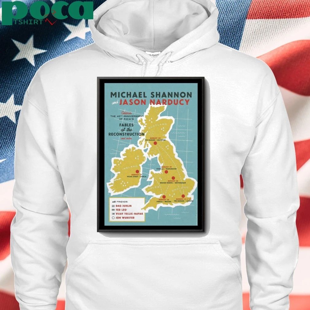 Awesome Michael Shannon & Jason Narducy The 40th Anniversary Tour UK 2025 Poster shirt