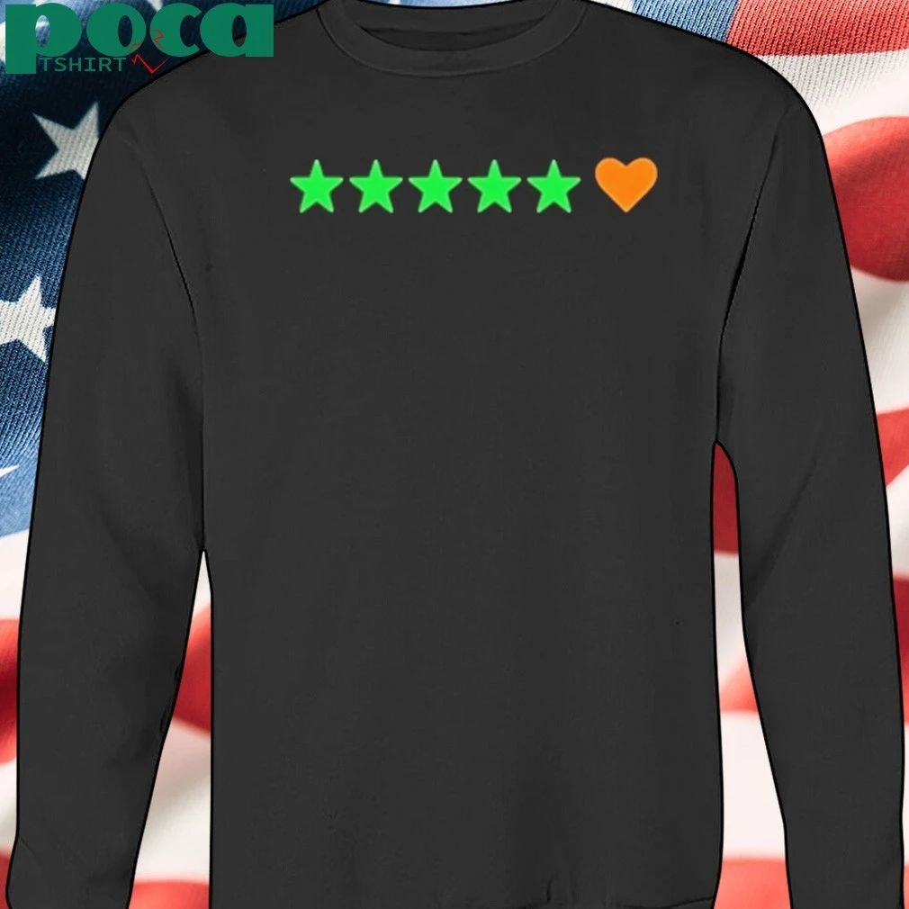 5 Stars On Letterboxd T-shirt