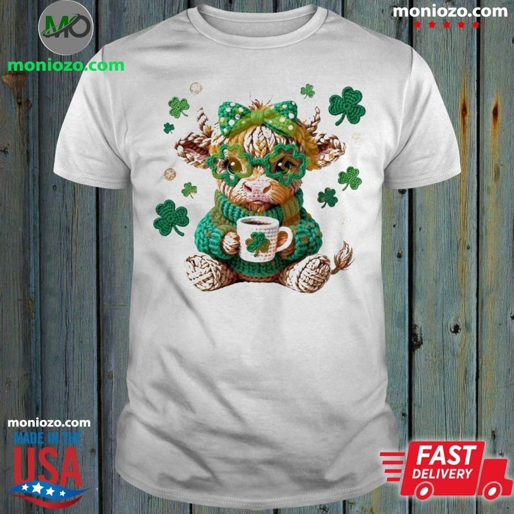 Highland Cow St Patricks Shirt