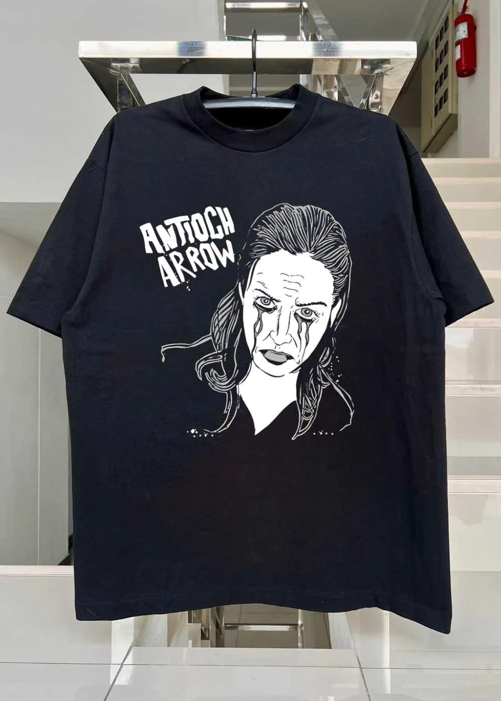 Antioch Arrow Crying Woman Graphic T-Shirt