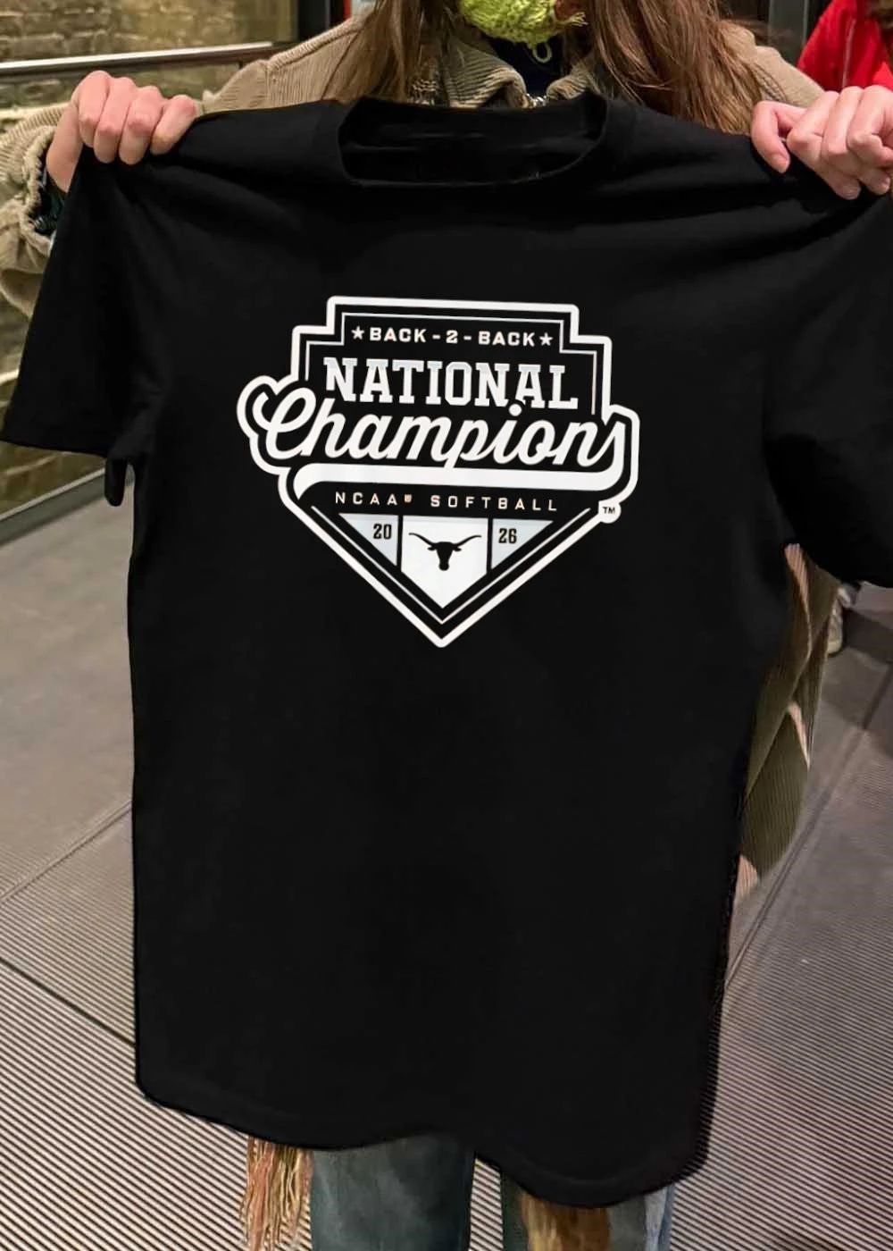 Texas Softball NCAA 2026 National Champions Logo shirt