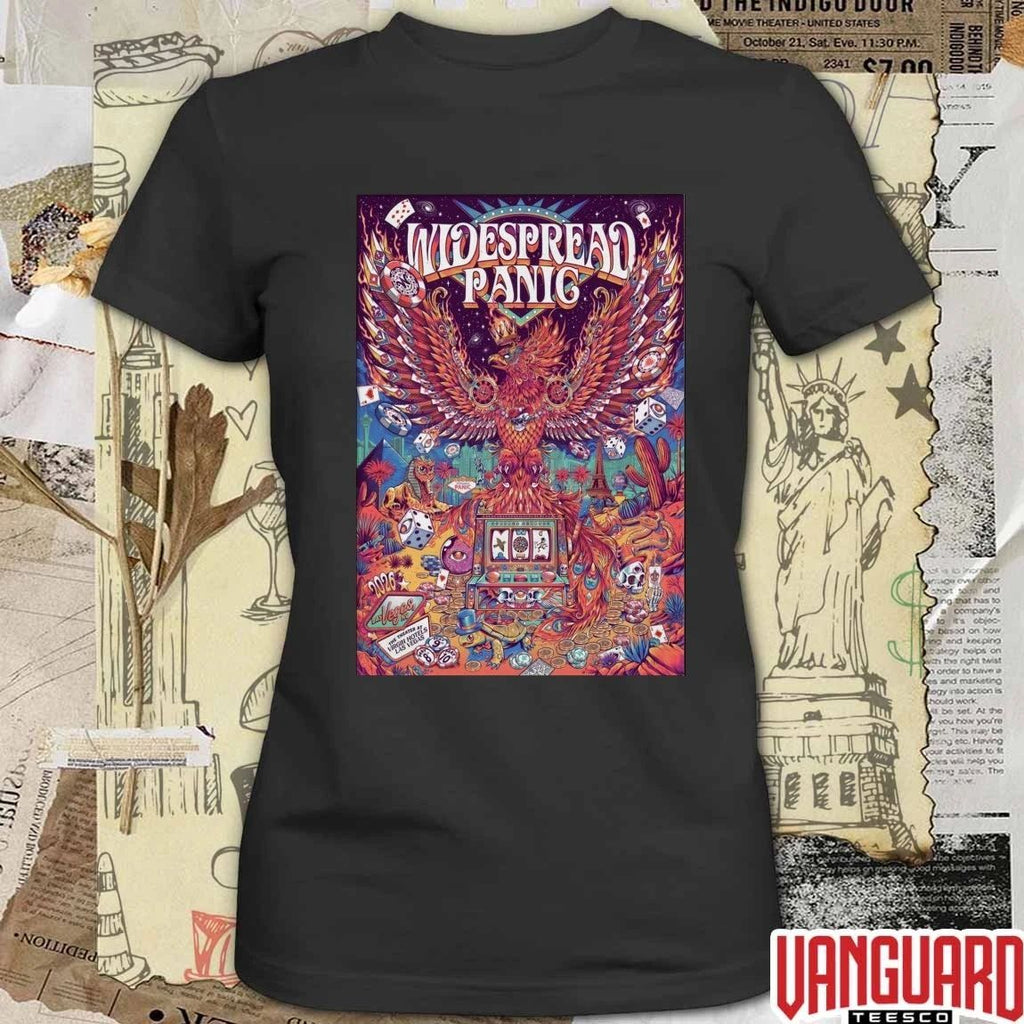 Widespread Panic The Theater At Virgin Hotels Las Vegas NV Tour On May 8-10 2026 Poster t-shirt