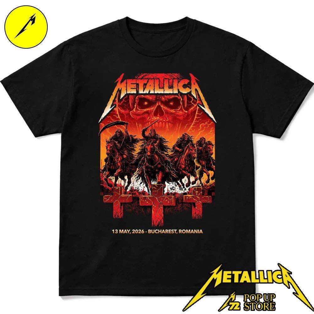 Metallica M72 Bucharest Romania Pop-Up Shop Shirt