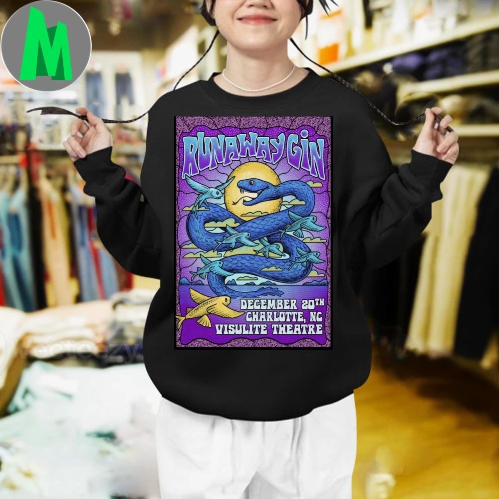 Original Runaway Gin 12.20.2025 Charlotte NC Poster Shirt