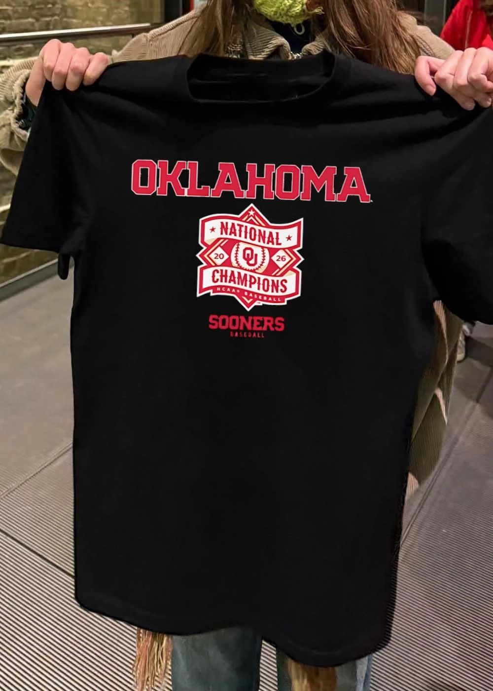Oklahoma Sooners Baseball National Champions 2026 NCAA shirt