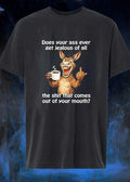 Funny Donkey Middle Finger Coffee Cup Sarcastic Ass Jealous Mouth Quote Shirt
