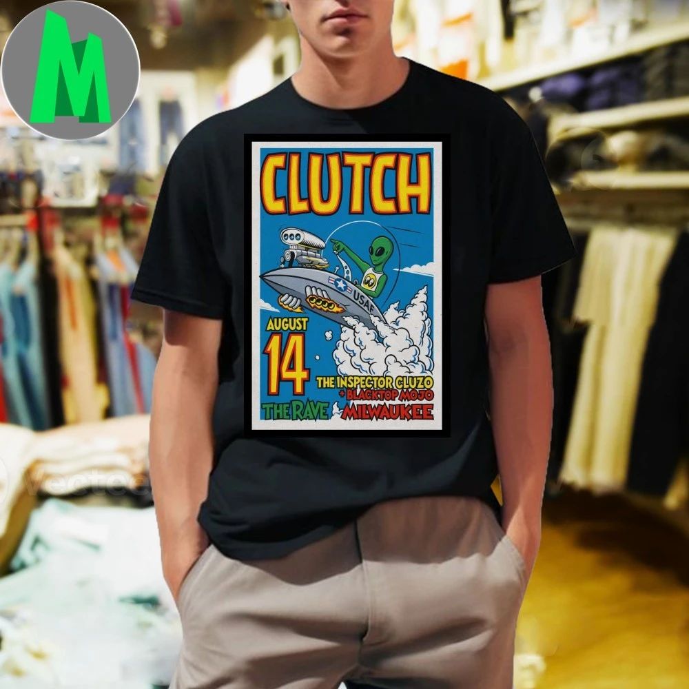 2025 Clutch Tour Milwaukee, WI Poster Shirt