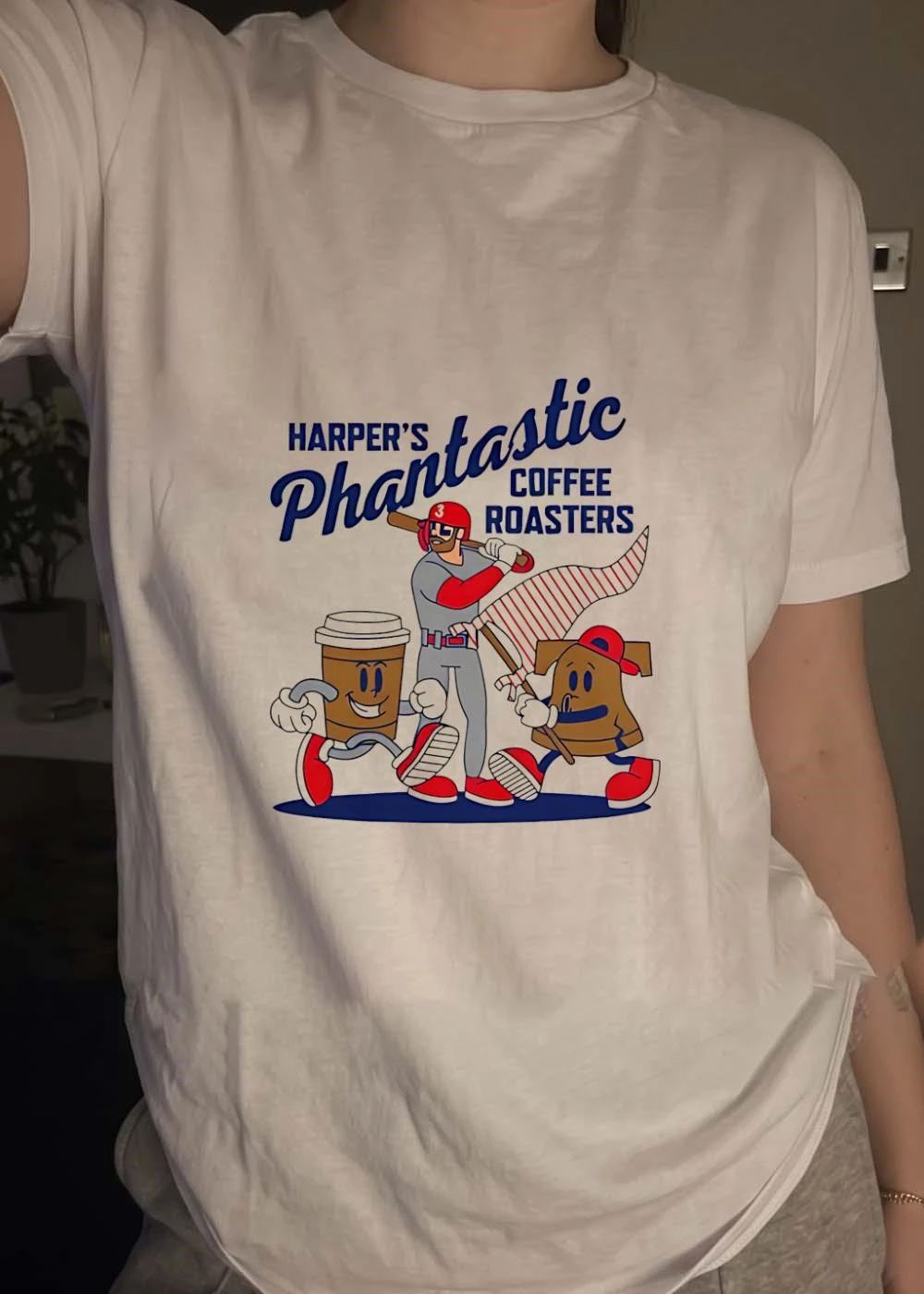 Bryce Harper Philadelphia Phillies Phillies Baseball MLB Harpers Phantastic Coffee Roasters shirt