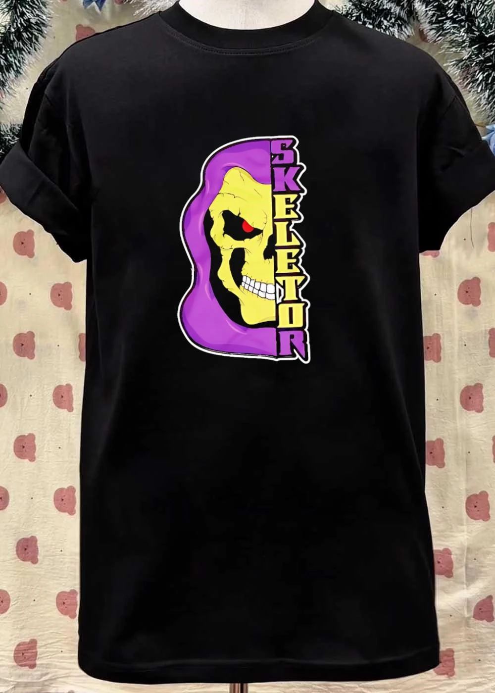 Skeletor Half Skull Face Masters Of The Universe shirt