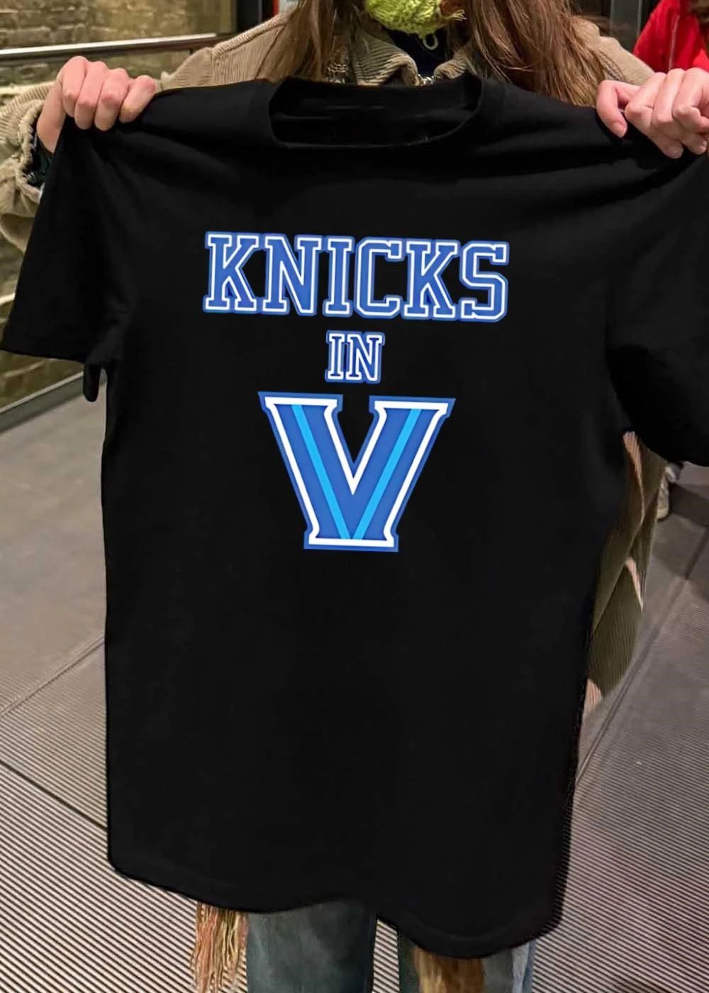 Knicks In Villanova Wildcats V Logo Shirt