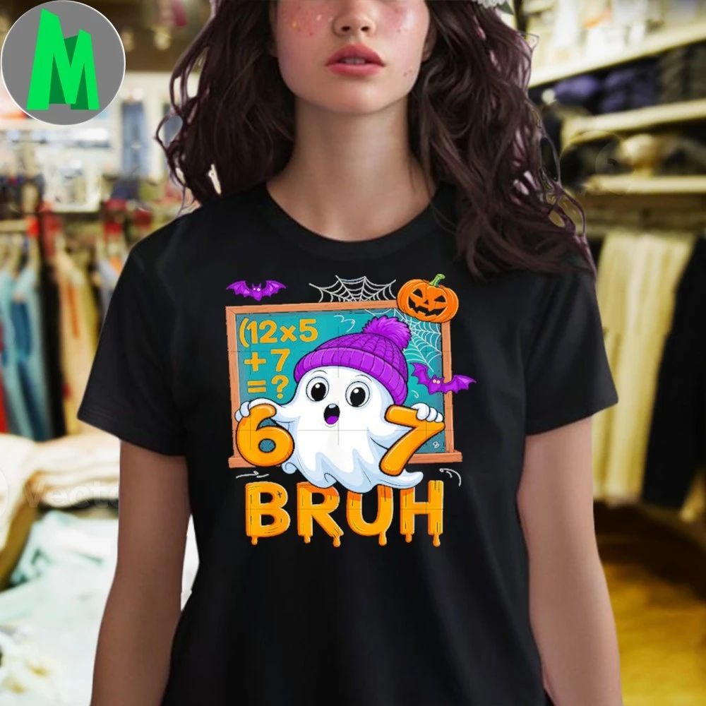 67 Teacher Halloween Ghost Shirt