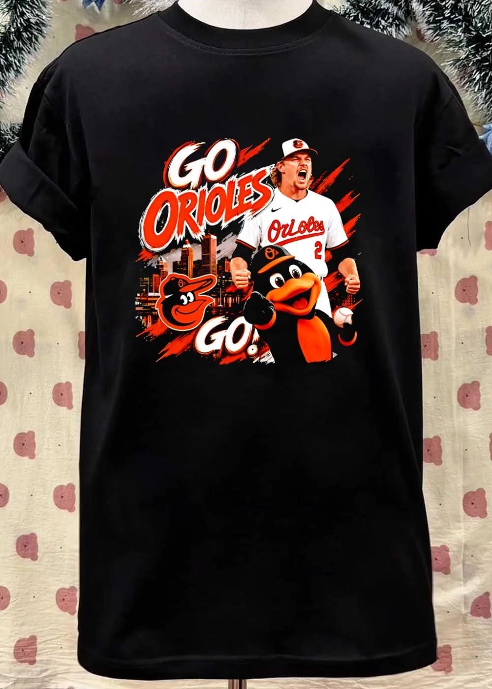Gunnar Henderson Baltimore Orioles Baseball Mascot Fan shirt