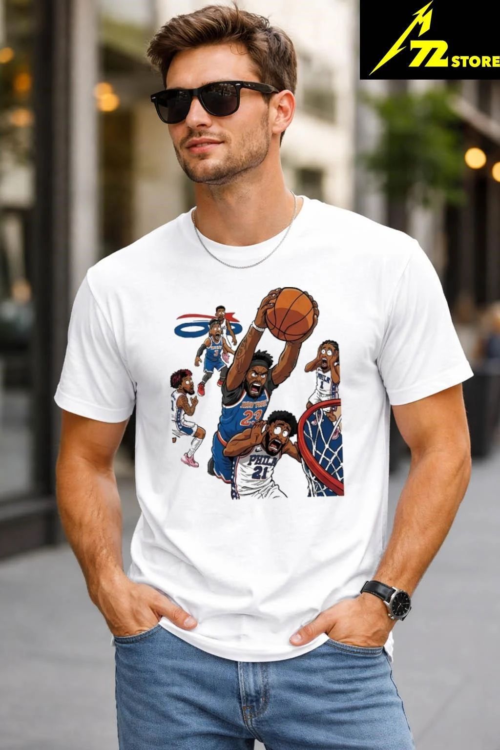 Josh Hart Monster Dunk Knicks Shirt