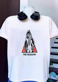 The Weeknd skeleton girl shirt