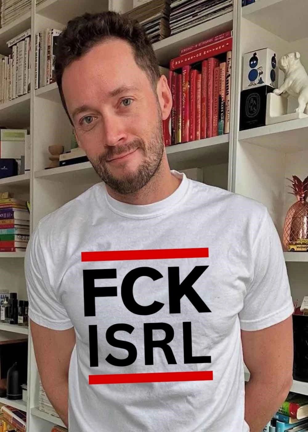 Fck Isrl Graphic Anti Israel Slogan Unisex T-Shirt