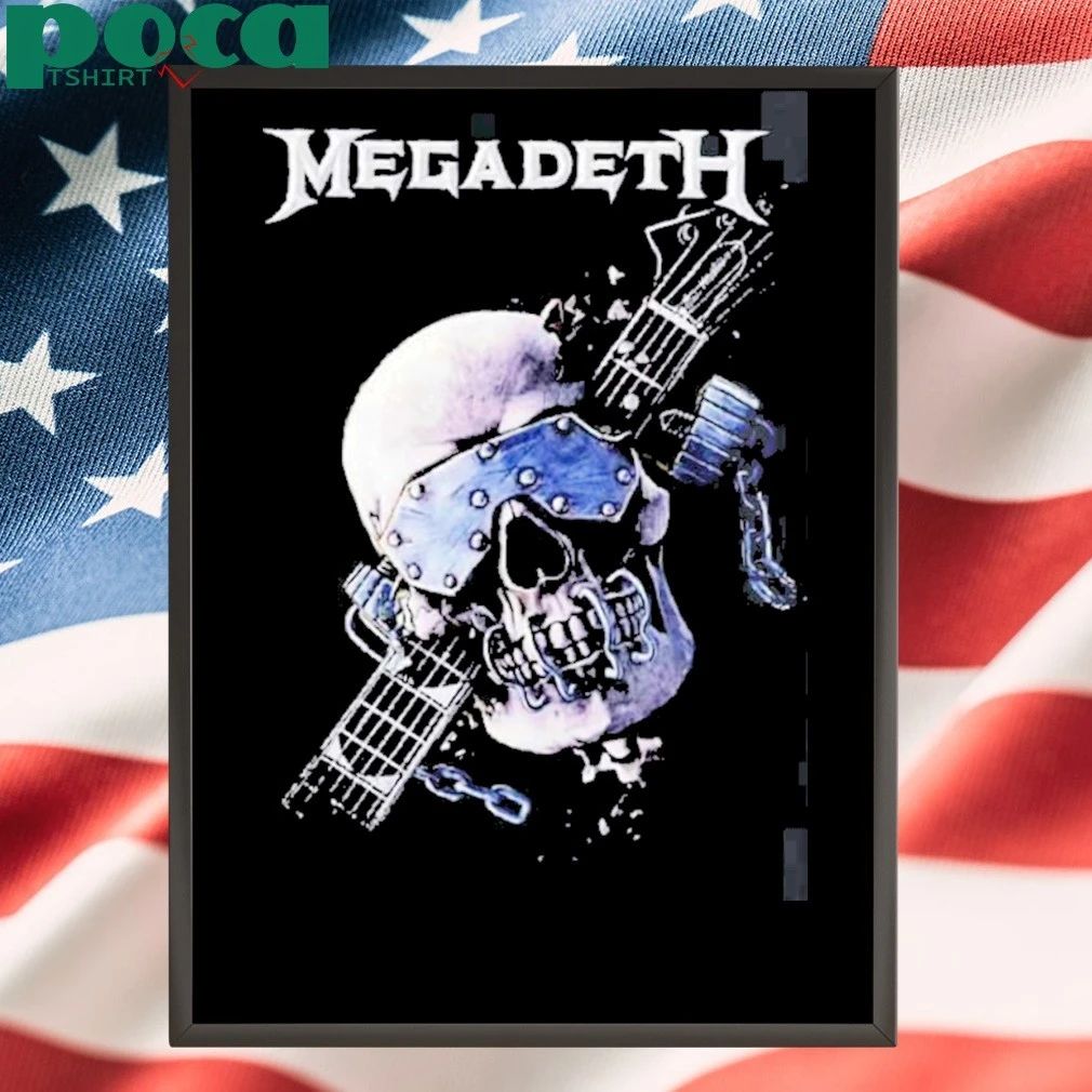Megadeth This Was Our Life 2026 Latin America Tour Merch Vic Let There Be Shred With Dates Back T-Shirt