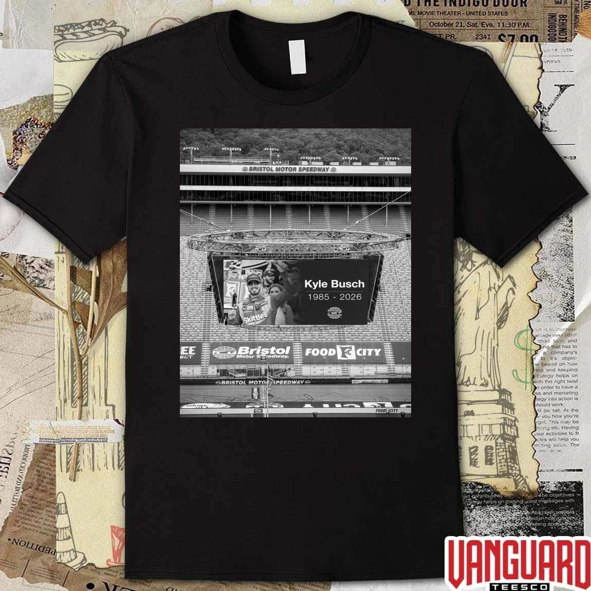 Kyle Busch 1985 – 2026 Bristol Motor Speedway Poster t-shirt