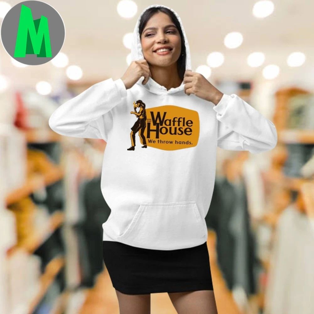 Waffle House We Throw Hands Shirt
